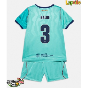 Barcelona Alejandro Balde #3 Kolmaspaita Lapsille 2026-27 Lyhythihainen (+ shortsit)